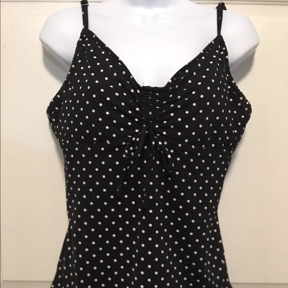 Lands’ End Women’s Adjustable Tankini 16 Underwire